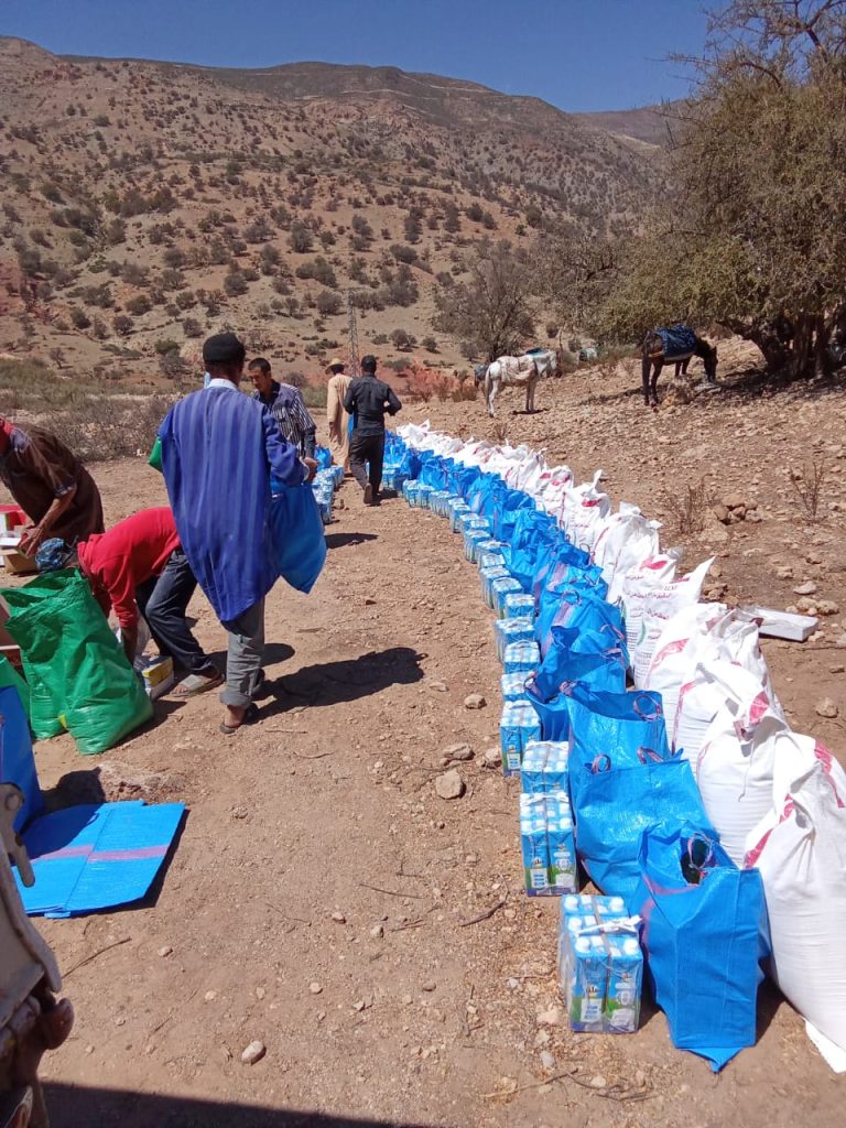 voedselpakketten Marokko